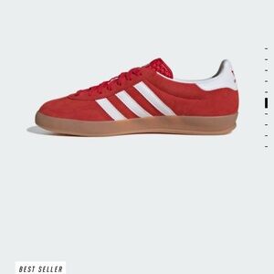 One day only!!! Adidas Gazelle Red